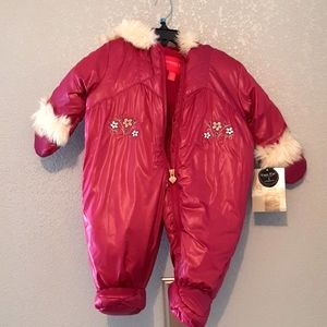 6-9 months violet one piece winter clothes